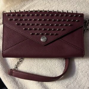 Rebecca Minkoff Studded Burgundy Women's Bag